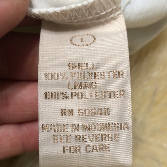 Yellow and brown halter top size L - Picture 6 of 11